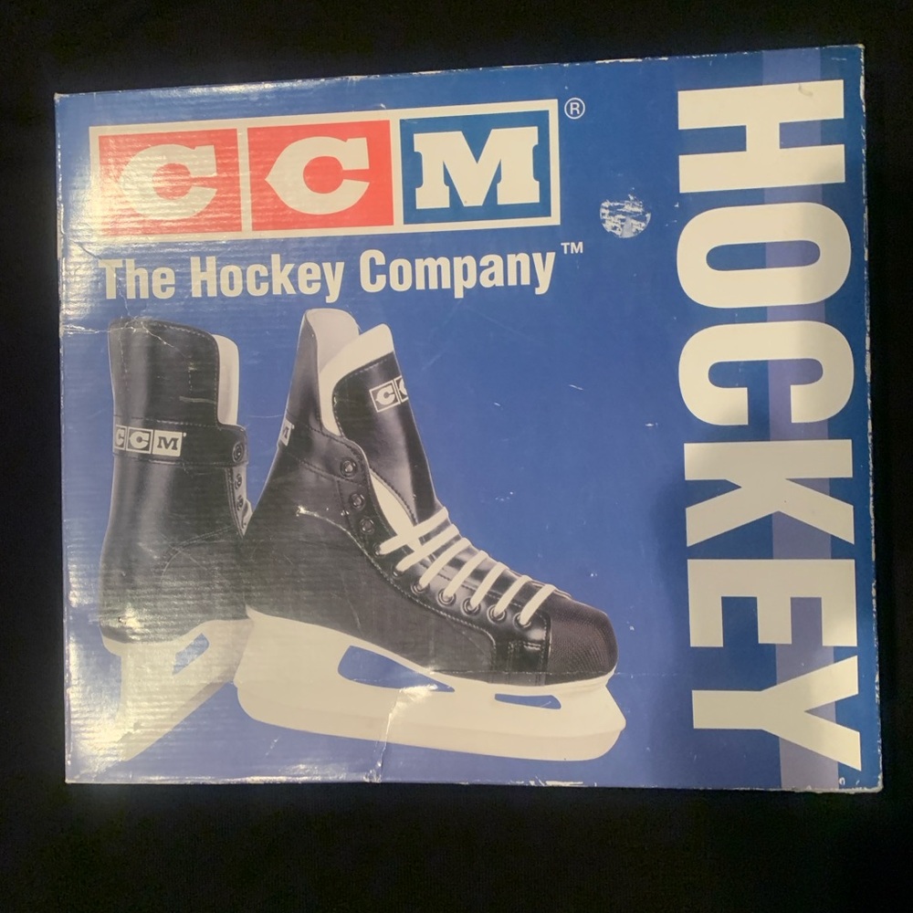 CCM Black Hockey Skates